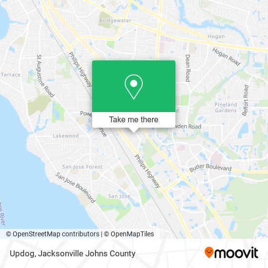 Mapa de Updog
