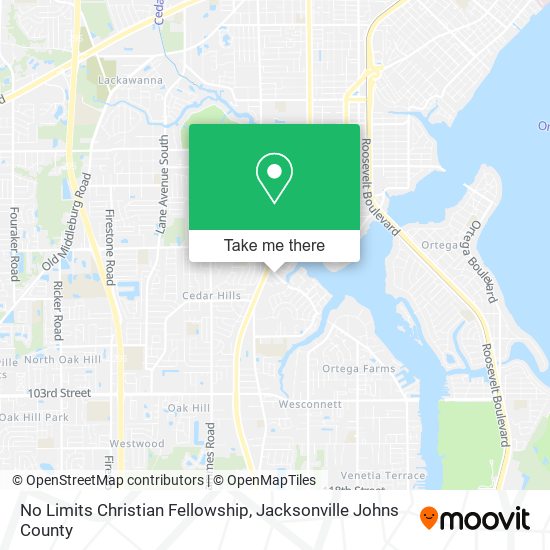 Mapa de No Limits Christian Fellowship