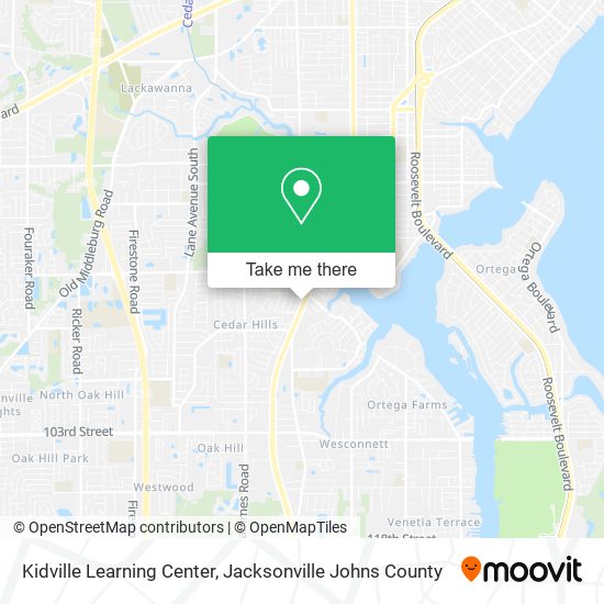 Mapa de Kidville Learning Center