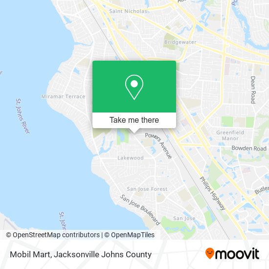 Mobil Mart map