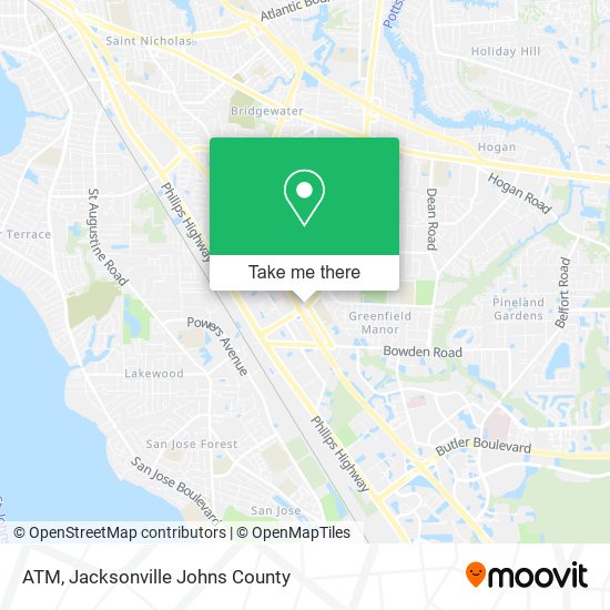 ATM map