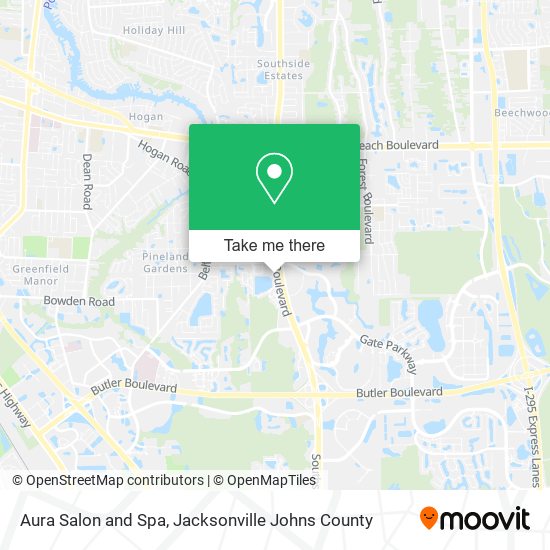 Mapa de Aura Salon and Spa
