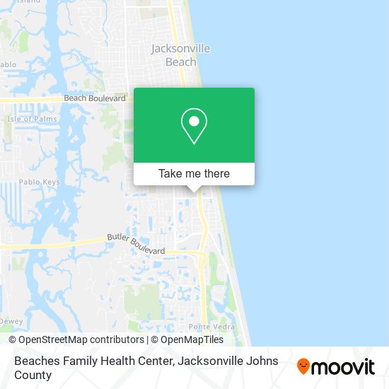 Mapa de Beaches Family Health Center