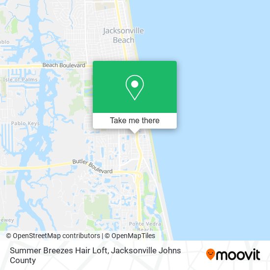 Mapa de Summer Breezes Hair Loft