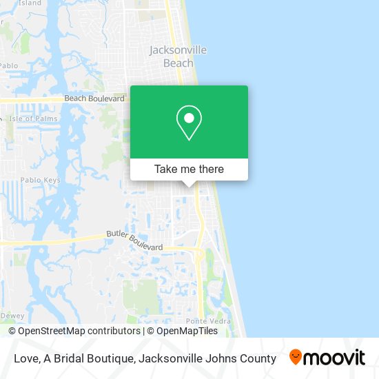Love, A Bridal Boutique map