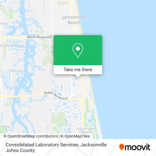 Consolidated Laboratory Services map
