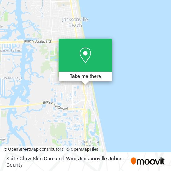 Suite Glow Skin Care and Wax map