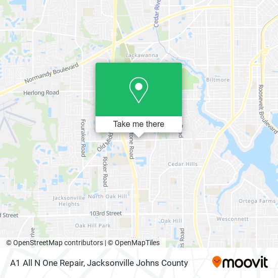 A1 All N One Repair map