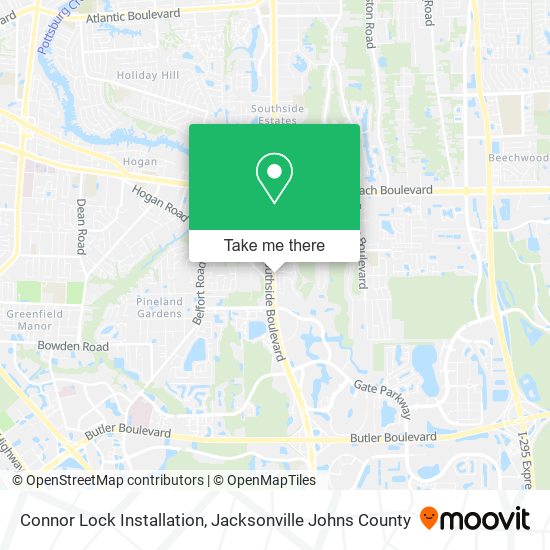 Connor Lock Installation map