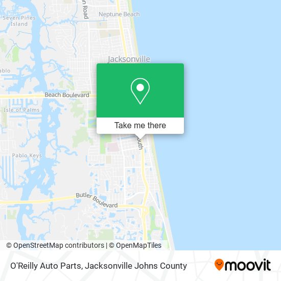 Mapa de O'Reilly Auto Parts