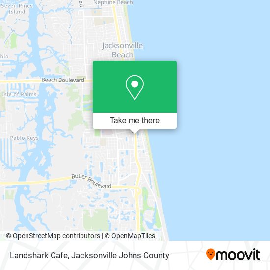Landshark Cafe map