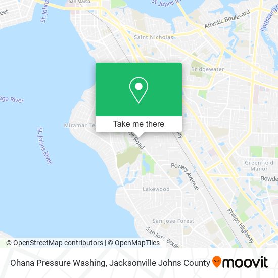 Mapa de Ohana Pressure Washing