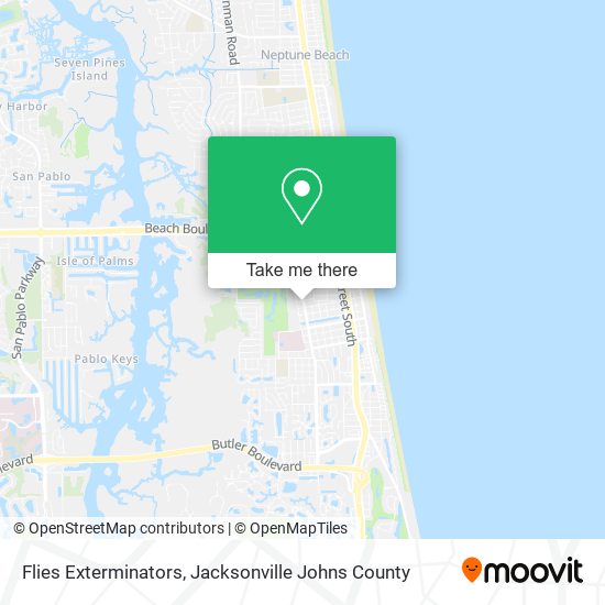 Flies Exterminators map