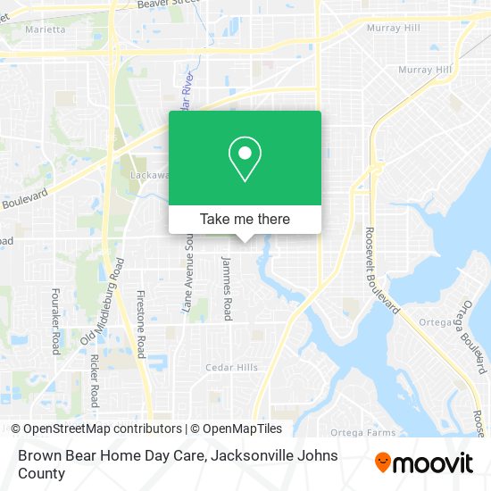 Mapa de Brown Bear Home Day Care