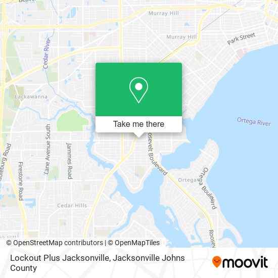Mapa de Lockout Plus Jacksonville