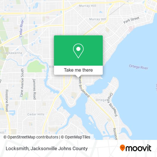 Locksmith map