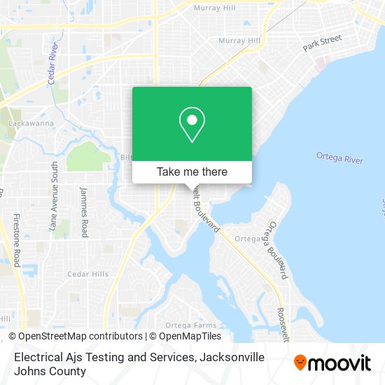 Electrical Ajs Testing and Services map