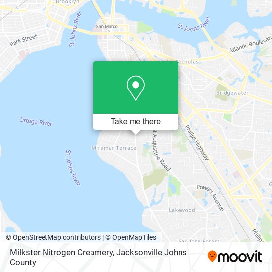 Milkster Nitrogen Creamery map