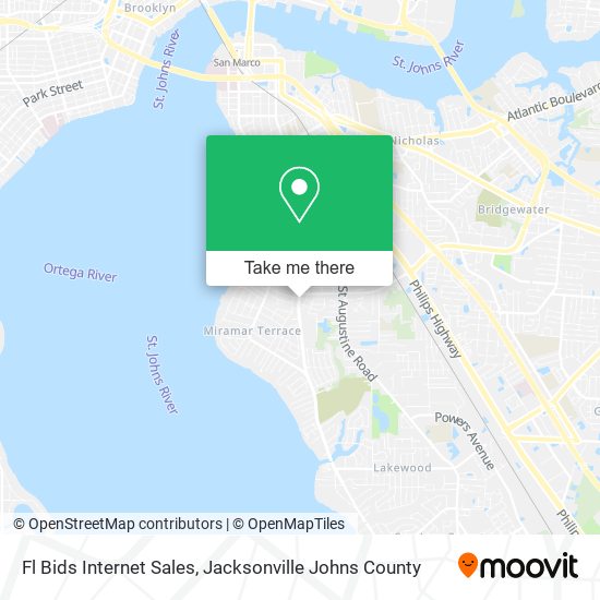 Mapa de Fl Bids Internet Sales