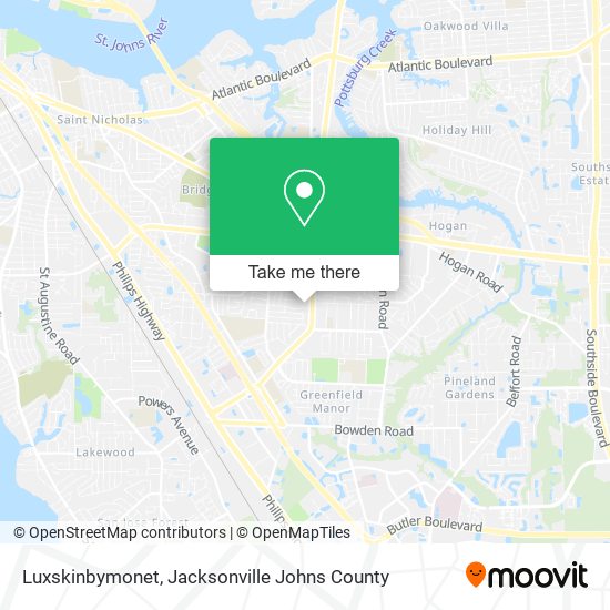 Luxskinbymonet map
