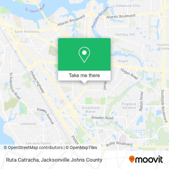 Ruta Catracha map