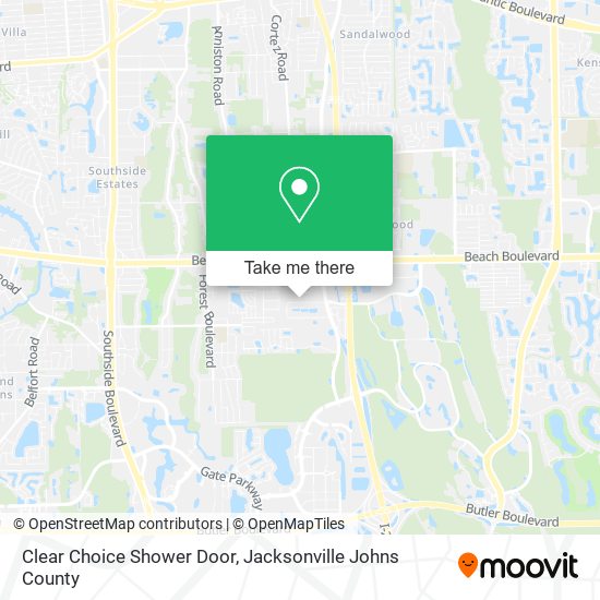 Clear Choice Shower Door map