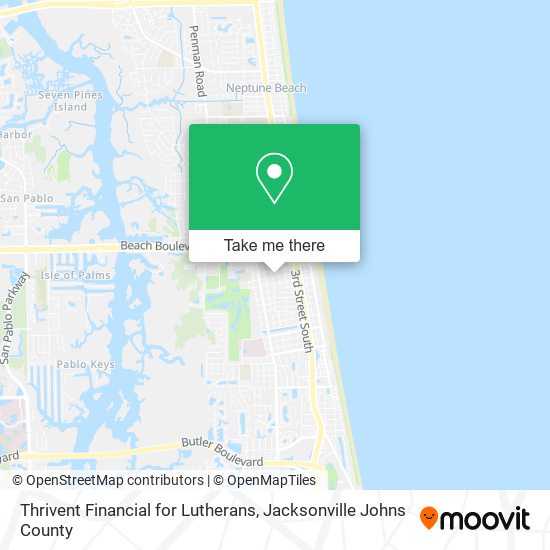 Mapa de Thrivent Financial for Lutherans