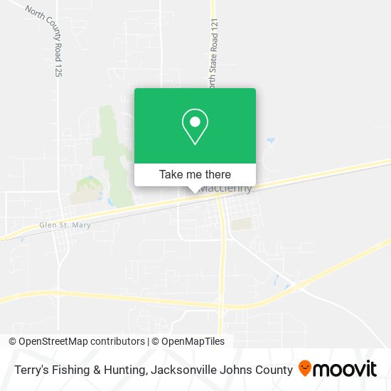Terry's Fishing & Hunting map