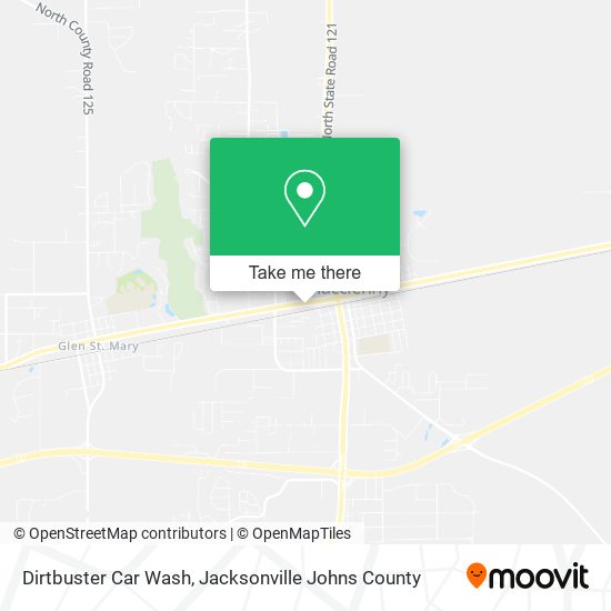 Dirtbuster Car Wash map
