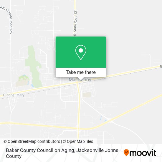 Mapa de Baker County Council on Aging