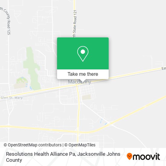 Resolutions Health Alliance Pa map