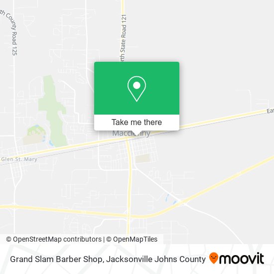 Grand Slam Barber Shop map