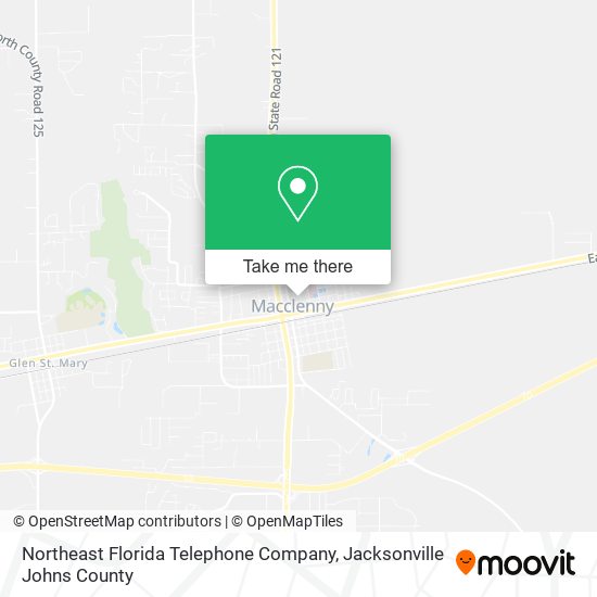 Northeast Florida Telephone Company map