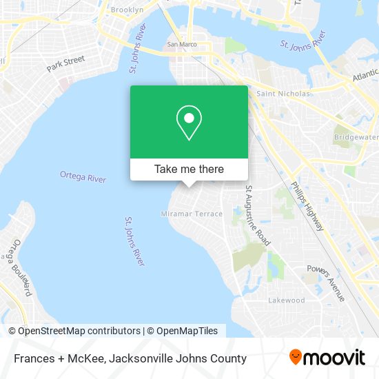 Mapa de Frances + McKee