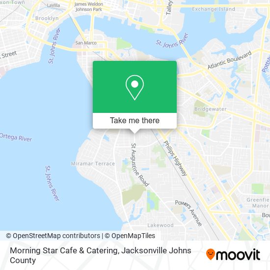 Morning Star Cafe & Catering map