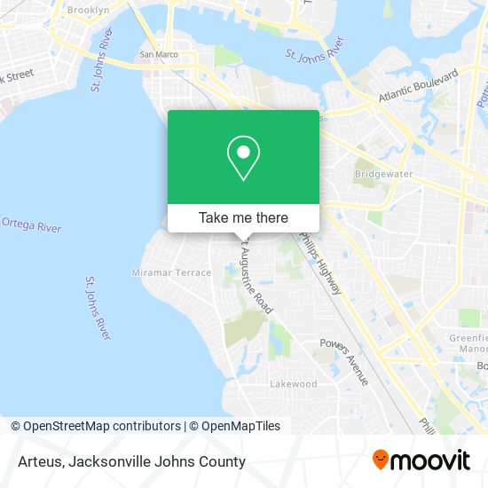 Arteus map