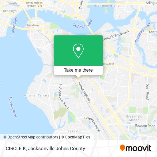 CIRCLE K map