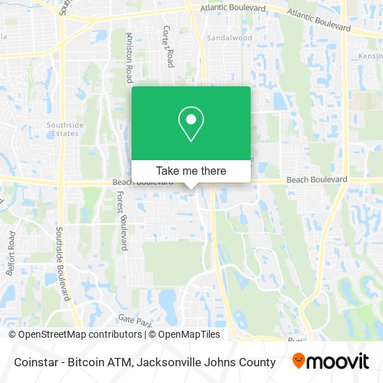 Coinstar - Bitcoin ATM map
