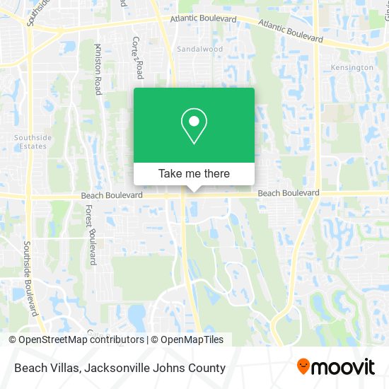 Beach Villas map