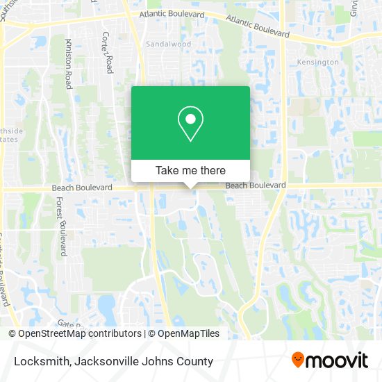 Locksmith map
