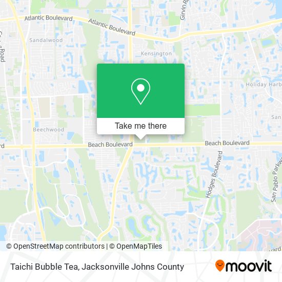Taichi Bubble Tea map