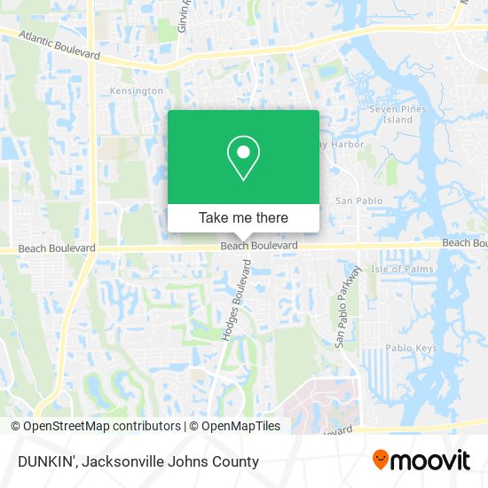 DUNKIN' map