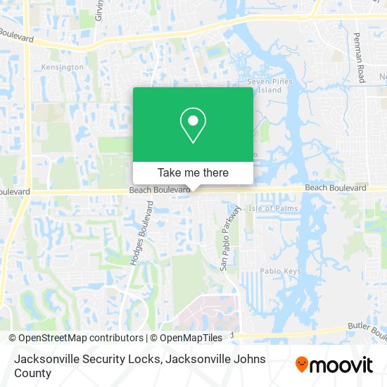 Jacksonville Security Locks map