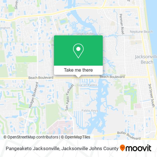 Pangeaketo Jacksonville map