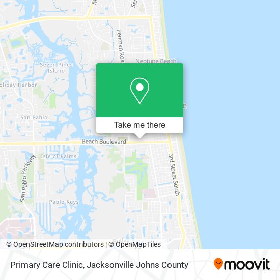 Primary Care Clinic map