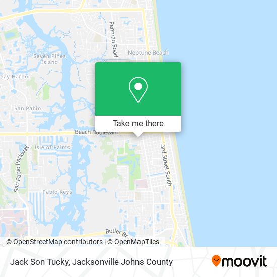 Jack Son Tucky map