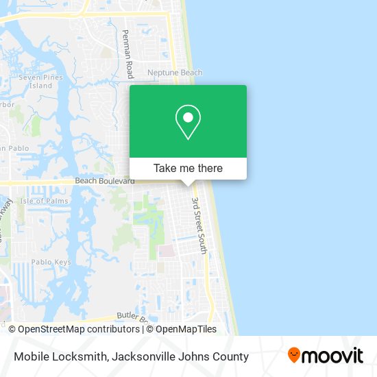 Mobile Locksmith map