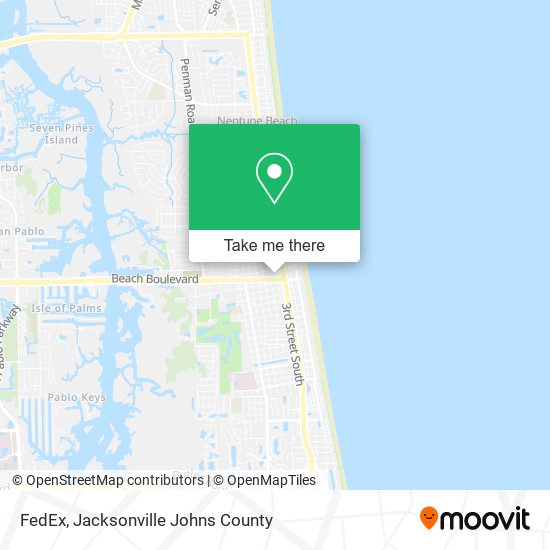 FedEx map