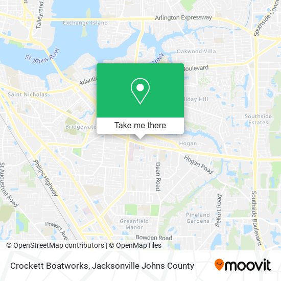 Mapa de Crockett Boatworks