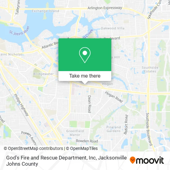 God's Fire and Rescue Department, Inc map